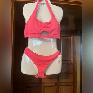 Shade & shore 2 piece, pink bikini